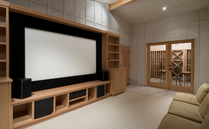 Home Theatre in basement